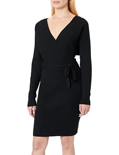 VERO MODA Vmhollyrem V-neck Dress - Elegantes Kleid für Damen - Freizeitkleider für Damen, zeitloses Design mit V-Ausschnitt für einen femininen Look.