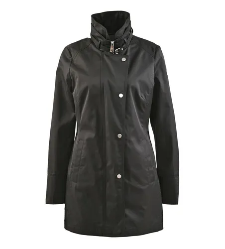 Fuchs Schmitt Langjacke mit hohem Stehkragen blau 40 - Funktionsjacke mit hohem Stehkragen, ideal für stilvolle und bequeme Outdoor-Aktivitäten, aus strapazierfähigem Baumwoll-Polyester-Mix, pflegeleicht und maschinenwaschbar.