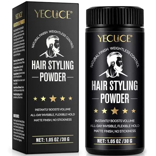 Haarpuder für Männer 30g | Haarstyling Puder | Mattierend & Starker Halt | Natürliches Volumen & Lift | Fettfrei & Leicht | Einfache Anwendung & Langanhaltend