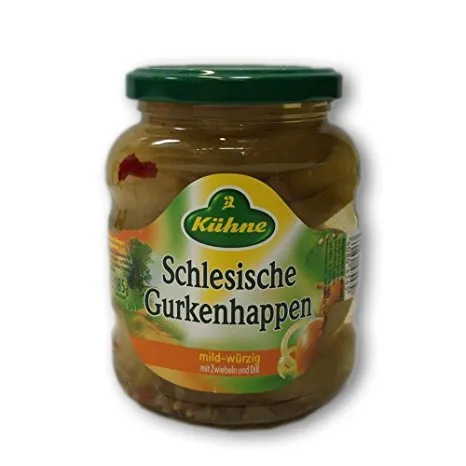 Kühne Schlesische Gurkenhappen 370ml