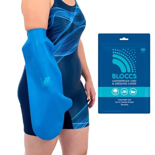 Bloccs – Wasserdichter Armprotektor für Gipsverbände – Erwachsene