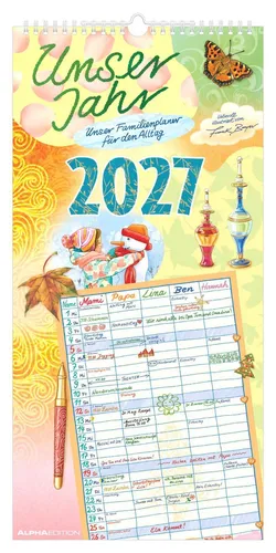 Unser Jahr - Unser Familienplaner für den Alltag 2027 Neumann Verlage GmbH & Co