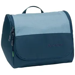 VAUDE WegaWash Kulturbeutel - Reisetasche mit großem Stauraum und Haken zum Aufhängen, aus recycelten Materialien, ideal für organisiertes Reisen und Outdoor-Aktivitäten.