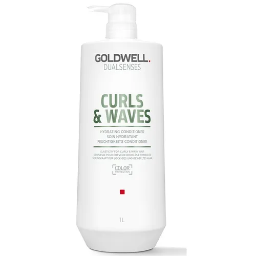 Goldwell Dualsenses Curls & Waves Conditioner 1000ml - Spülung für lockiges und welliges Haar, spendet intensive Feuchtigkeit und definiert Locken für einen perfekten Look. Ideal für Damen, 1000 ml.