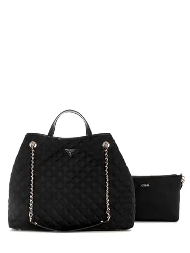 Guess Giully II Shopper Tasche 40 cm schwarz in schwarz von GUESS