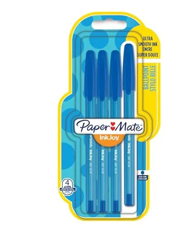 Paper Mate 1956711 Inkjoy 100 Fineliner, Blau, 4 Stück