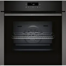B6ACJ7AG3 Backofen 60cm GraphiteGrey - Backofen mit Pyrolyse-Reinigung, 7 Heizarten und 10 Automatikprogrammen für müheloses Kochen und einfache Reinigung.