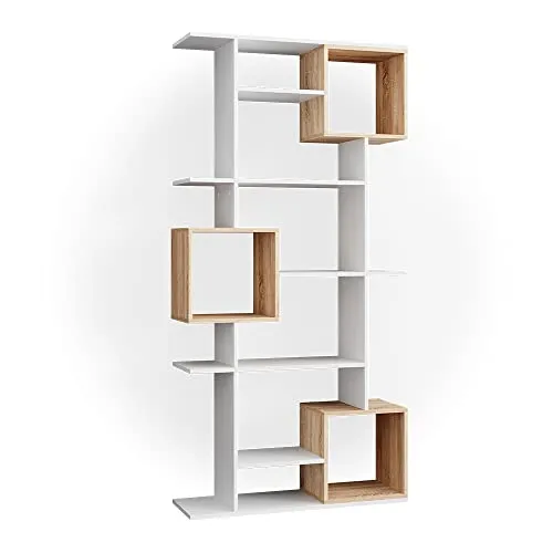 Vicco Raumteiler Cube in Weiß/Sonoma von Vicco