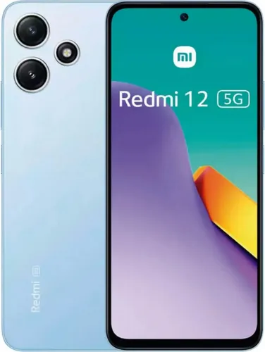 Xiaomi Smartphone REDMI 12 4GB/128GB 5G Sky Blue - Simlockfreies Handy mit 5G-Unterstützung, ideal für schnelles Surfen und Multimedia-Anwendungen.