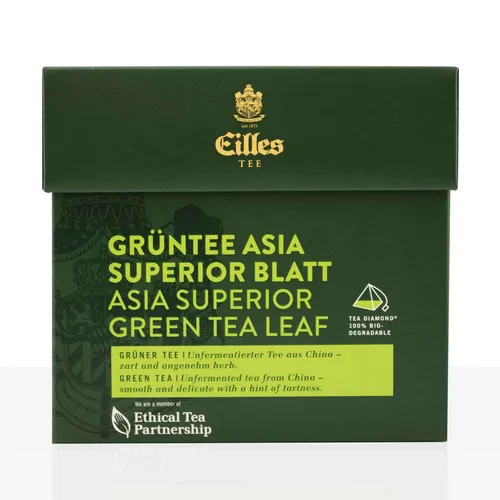 EILLES TEE Tea Diamond GRÜNTEE ASIA SUPERIOR Pyramidenbeutel, 20er Box
