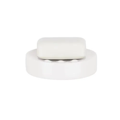 Spirella Tube Seifenschale, Steingut, Weiß