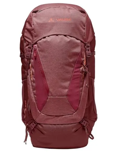 VAUDE Women's Asymmetric 48+8 Trekkingrucksack - Vielseitiger Damen-Trekkingrucksack für Hüttentouren und Alpintrekking. Rückenschonendes Tragesystem sorgt für optimale Lastverteilung und hohen Tragekomfort.
