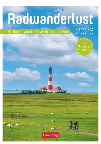 Oliver Kockskämper | Radwanderlust Wochen-Kulturkalender 2026 - 53 Touren von...