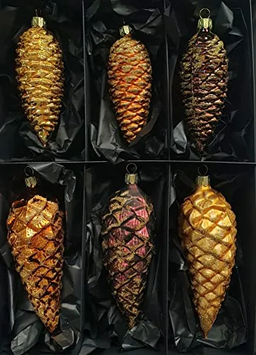 Weihnachtsbaumschmuck Braun von Nostalgie-Christbaumschmuck