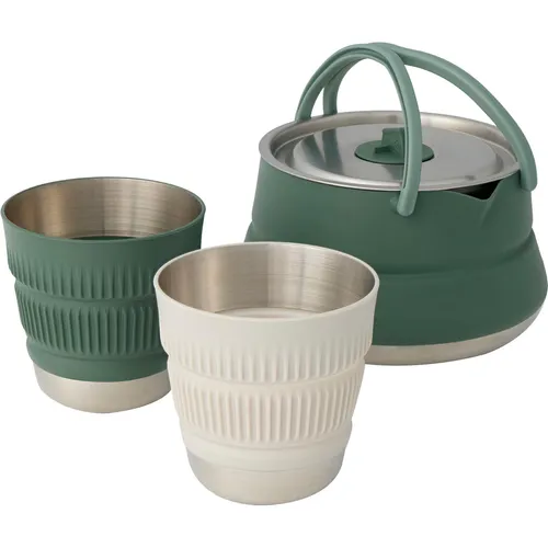 Detour Stainless Steel Kettle Cook Set 3-teilig in grün von Sea to Summit