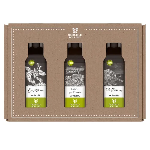  Ölmühle Solling Bio Mediterrane Küche 3x 100ml Gewürzöle 53,17 EUR/l