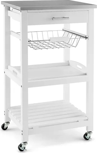 Küchenwagen Weiß von Goplus