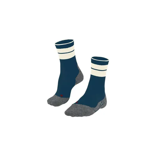 FALKE Herren Wandersocken TK Stabilizing M - Blau Blue Pond 6598 - Hochwertige Sportsocken aus atmungsaktiver Merinowolle mit antiblasen Funktion, ideal für Wandern und Outdoor-Aktivitäten. Genießen Sie druckfreien Komfort und optimale Stabilität.