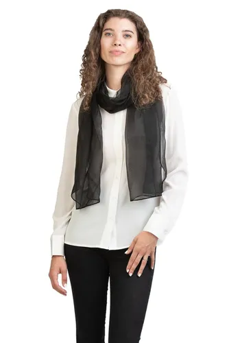 Posh Gear Seidenschal Seiden Schal Chiffon Scialle, aus 100% Seide