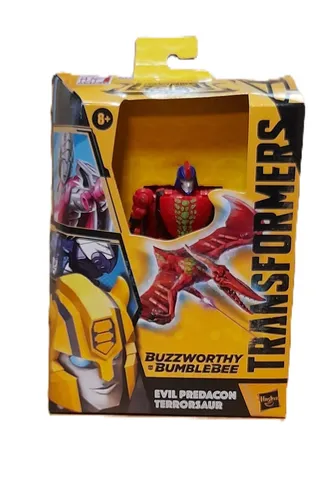 Hasbro Transformers Buzzworthy Bumblebee Evil Predacon Terrorsaur F4105 - Spielfiguren, 2-in-1 Verwandlung vom Roboter in einen Pteranodon in 22 Schritten, inklusive Blaster und Armklinge für spannende Action!