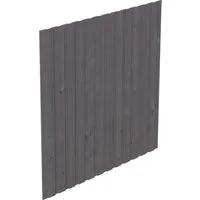 Skanholz Carport-Seitenwand 230x220 cm - Außenanbau, aus hochwertiger Fichte in schiefergrau, bietet optimalen Schutz und Privatsphäre für Ihr Carport mit 5 Jahren Herstellergarantie.