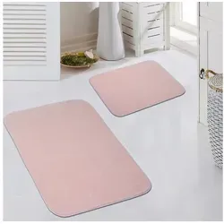 Carpetia Teppich Moderner rosa Teppich samtig weich pflegeleicht, rechteckig rosa rechteckig | 60 cm x 100 cm