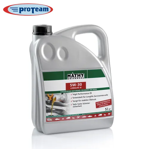 Mathy® ÖL 5 L . 5W 30 Longlife III ,VW .MB Norm, Turbostabil Vertragshändler