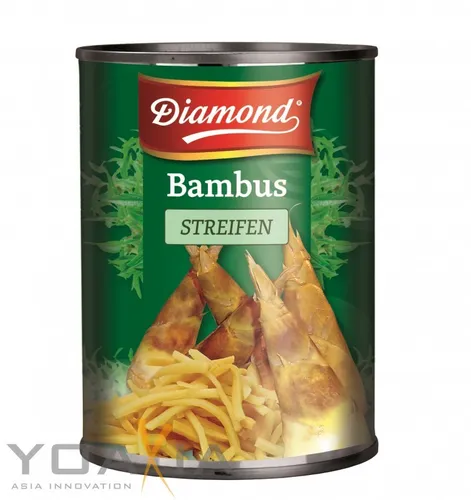 [ 540g / 300g ATG ] DIAMOND Bambussprossen, Streifen / Bambus Streifen 
