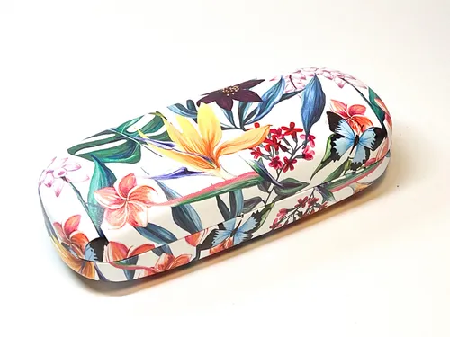 Brillenetui Bloom Brillenbox aus Metall Etui Brille Lesebrille  Neu 1