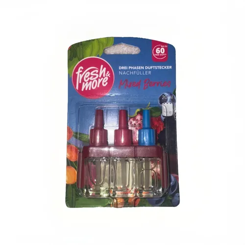 fresh & more 3 Phasen Nachfüller MIXED BERRIES 1 x 20ml für 3Volution Stecker