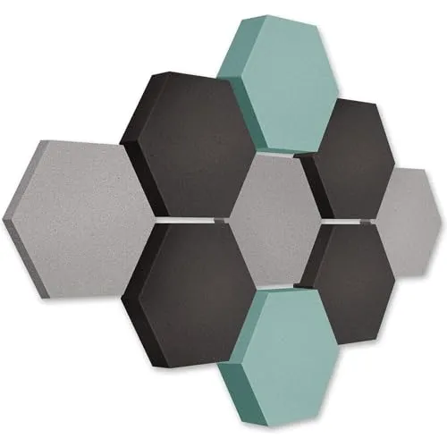 platino24 3D Wandpaneel Edition LOFT - Schalldämmung für moderne Räume - Wandpaneel aus hochwertigem Basotect, ideal zur Verbesserung der Raumakustik. Handgefertigt und in vielfältigen Farben erhältlich – perfekt für Musikzimmer, Heimkino oder Besprechungsräume.