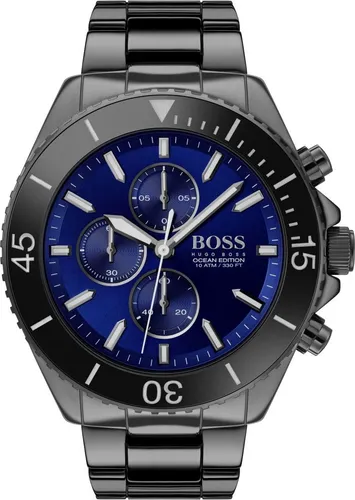 Hugo BOSS 1513743 Herrenuhr Chronograph Quartz Schwarz