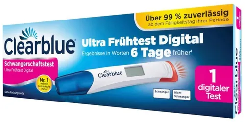 Produktbild Clearblue Ultra Frühtest Digital Schwangerschaftstest