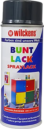 Wilckens Spraylack Buntlack Hochglanz, 400 ml, RAL 7016 Anthrazitgrau