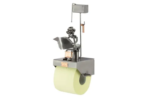 Steelman24 Dekofigur Klorolle mit Zeitung