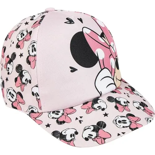 Minnie Maus Kinder Cap – Disney Basecap für Mädchen mit Verstellbarem Verschluss