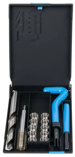 KS Tools Nirostahl Gewinde-Reparatur-Satz M12x1x17mm, 14-tlg. - Hochwertige Reparaturlösung - Sonstige - Robuster Nirostahl für langlebige Gewinde-Reparaturen, ideal für Werkstätten und Heimwerker.