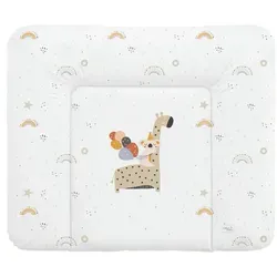 CEBA BABY Wickelauflage Weiche Baby Wickelunterlage 75 x 72 cm / 85 cm x 75 cm, Wickeltischauflage für Baby - abwaschbar - wasserdicht - Made in EU weiß 85 cm x 72 cm