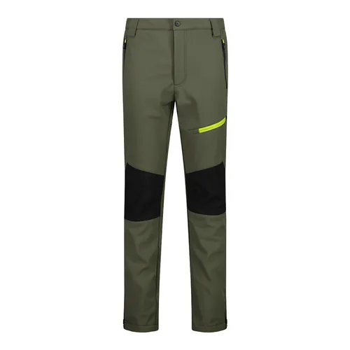CMP MAN Pant oil green (E319) 54 - Herren Outdoor- und Wanderhose, ideal für Trekking mit Clima Protect-Membran für 7.000 mm Wassersäule und hervorragende Atmungsaktivität. Perfekte Passform dank elastischer Taille und vorgeformten Knien.