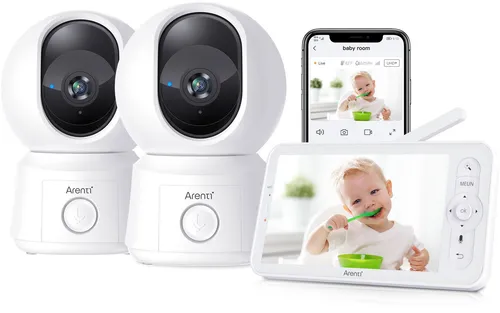 Arenti 2MP/1080P WiFi Baby Kit mit Dual Cameras