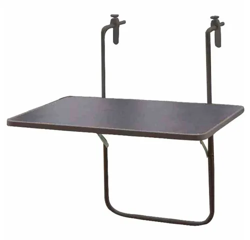 Balkonhängetisch Anthrazit 60x40 cm – Ideal für kleine Außenbereiche - Der Balkonhängetisch in Anthrazit ist perfekt für begrenzte Räume. Mit einer robusten Stahlkonstruktion und wetterbeständiger Oberfläche bietet er Flexibilität und Langlebigkeit. Platzsparend abklappbar für gemütliche Stunden im Freien.