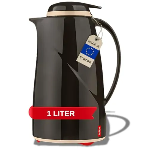 Helios Wave Kunststoff-Isolierkanne – Cappuccino, 1 Liter