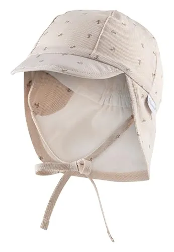 Sterntaler Schirmmütze Nacken Anker - Hüte, Mützen & Caps für Baby-Jungen - Schützende Sonnenmütze mit Nackenschutz, gefüttert mit Bio-Batist, ideal für sonnige Tage.