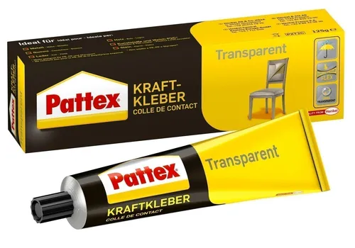 Pattex Kraftkleber Transparent - 50 g Tube, super starke Haftkraft für transparente Materialien und vielseitige Anwendungen