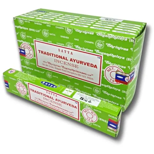 Satya Räucherstäbchen x LAVISA, Meditation, Aromatherapie, Duft (Traditionelles Ayurveda)