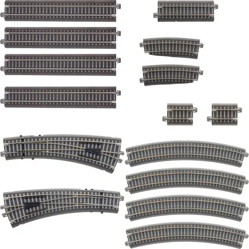 Tillig 01834 Gleiserweiterungsset Bettungsgleis - Parallelkreis Teil 1 TT + Neu
