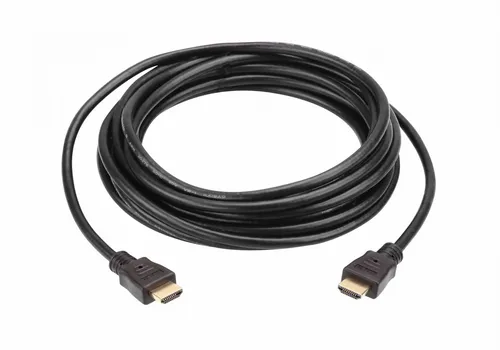 ATEN 2L-7D10H High Speed HDMI Kabel mit Ethernet, 10 m - HiFi-Kabel mit hervorragender Videoqualität bis zu 4K (4096 x 2160 bei 30 Hz) und Goldbeschichteten Anschlüssen für zuverlässige Übertragungen.