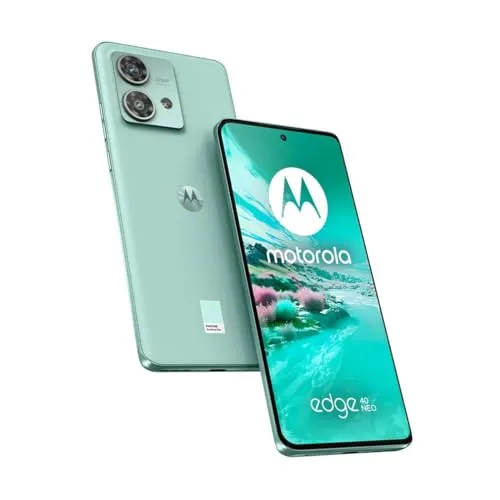 Motorola edge 40 neo 5G - 12GB RAM, 256GB Speicher, IP68, 144Hz Display - Handy mit fortschrittlicher 50 Mpx Kamera, wasserresistent (IP68) und kinoreifem 6,55