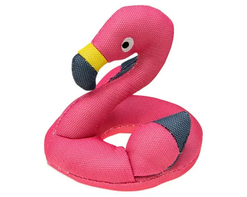 Karlie Kühlspielzeug Flamingo - Wasserspielzeug für Hunde, saugt Wasser auf und sorgt für Abkühlung beim Spielen