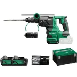 HiKOKI Akku-Bohr- und Meißelhammer DH1826DC (5,0 Ah)